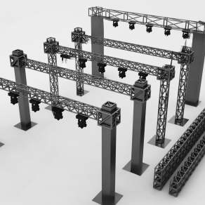 现代舞台灯3D模型下载